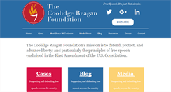 Desktop Screenshot of coolidgereagan.org